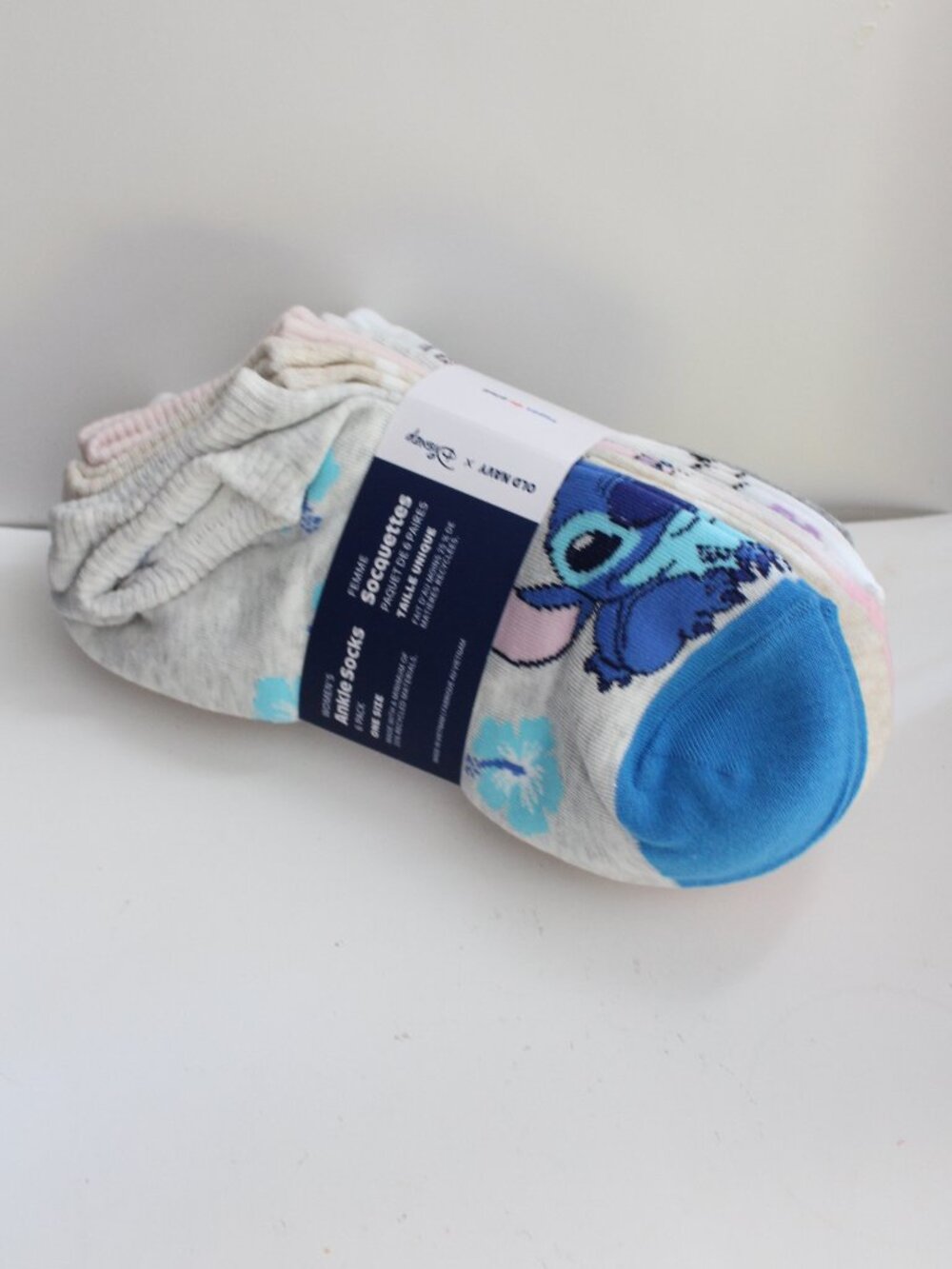 Old Navy Stitch OS Womens Ankle Socks Pack of 6 Pairs